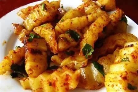 兰考炸洋芋吃瓜